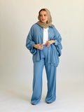 Country Shimmer Girl Set Pants Baby Blue