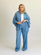 Country Shimmer Girl Set Pants Baby Blue