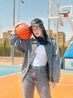 Puffed Denim Jacket