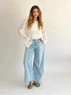 Enchanted Mesh Top Cream