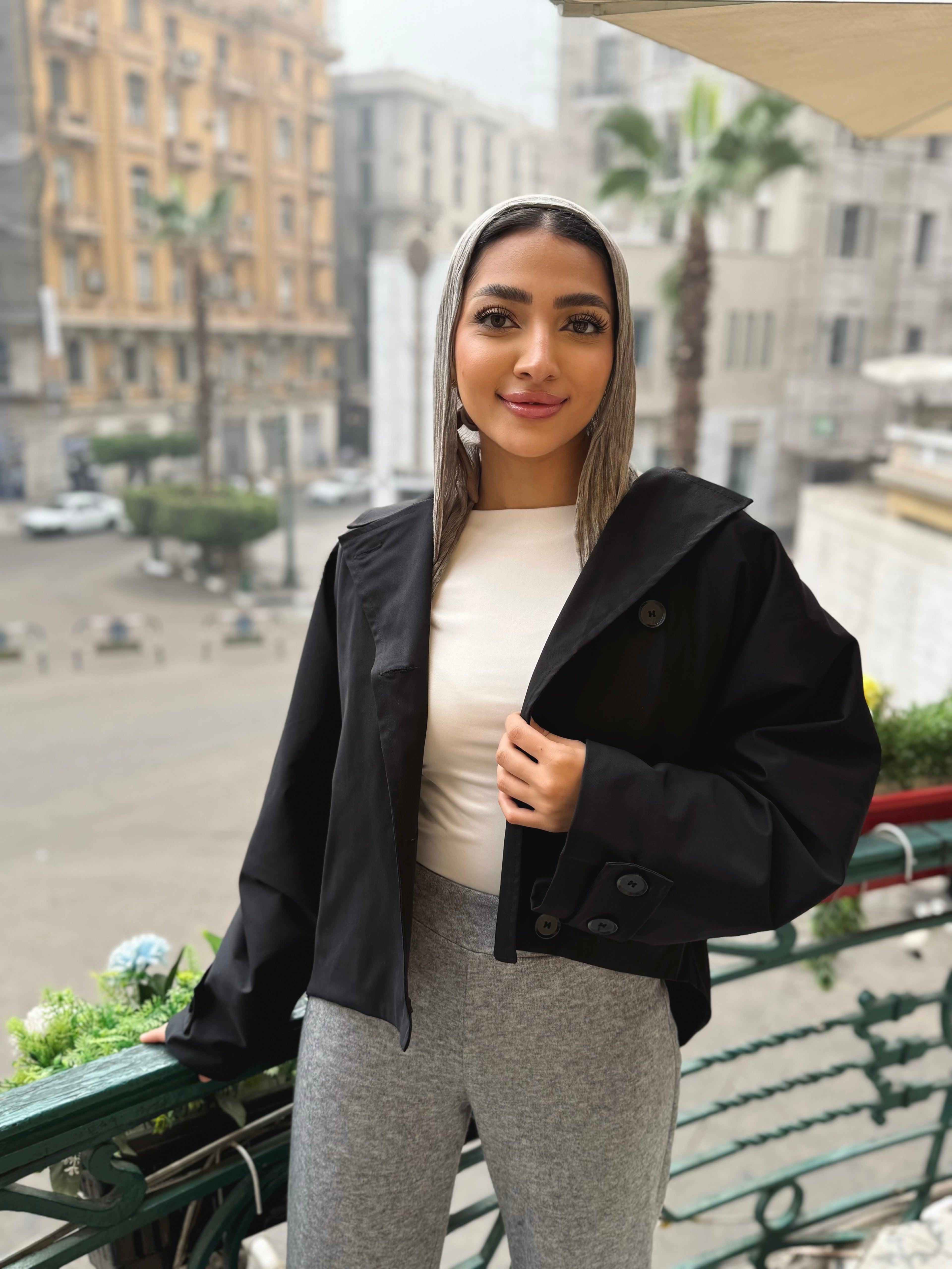 Dance In The Rain Mini Hooded Coat