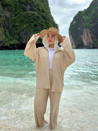 Mesh Tropical Set Shirt