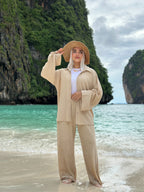 Mesh Tropical Set Shirt