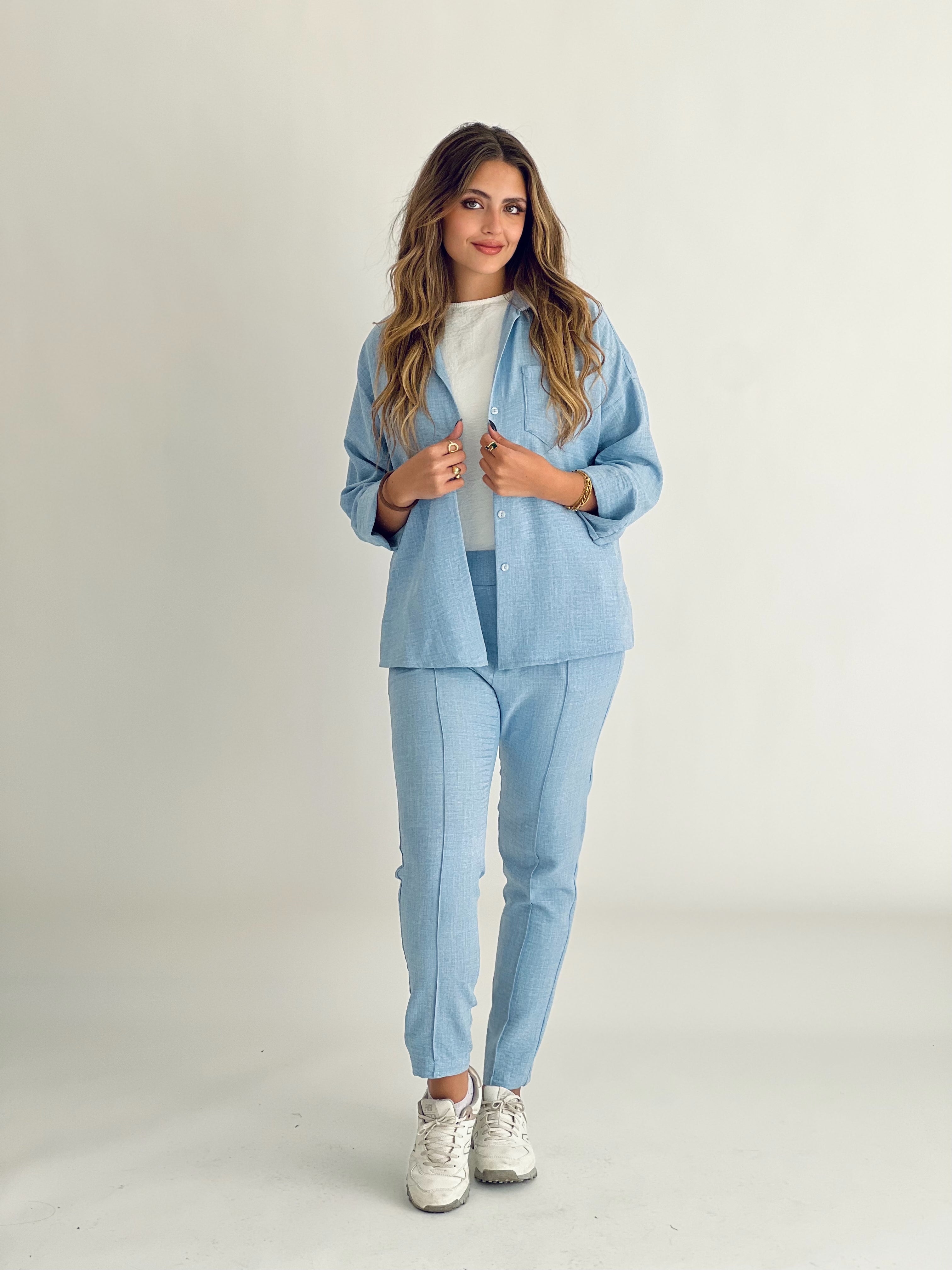 Glamy Everyday Lin Set Shirt