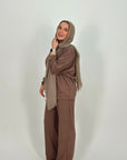 Comfy Perfect Set Pants Mocha