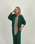 Comfy Perfect Set Top Emerald Green