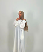 Basic Comfy Abaya Cream
