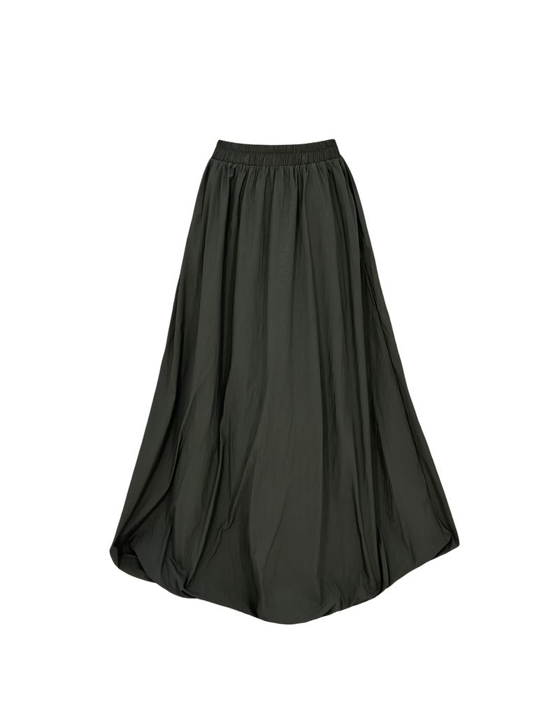 Puffy Puff Skirt Olive