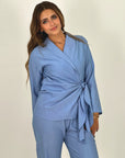 The Body Shaper Set Top Baby Blue