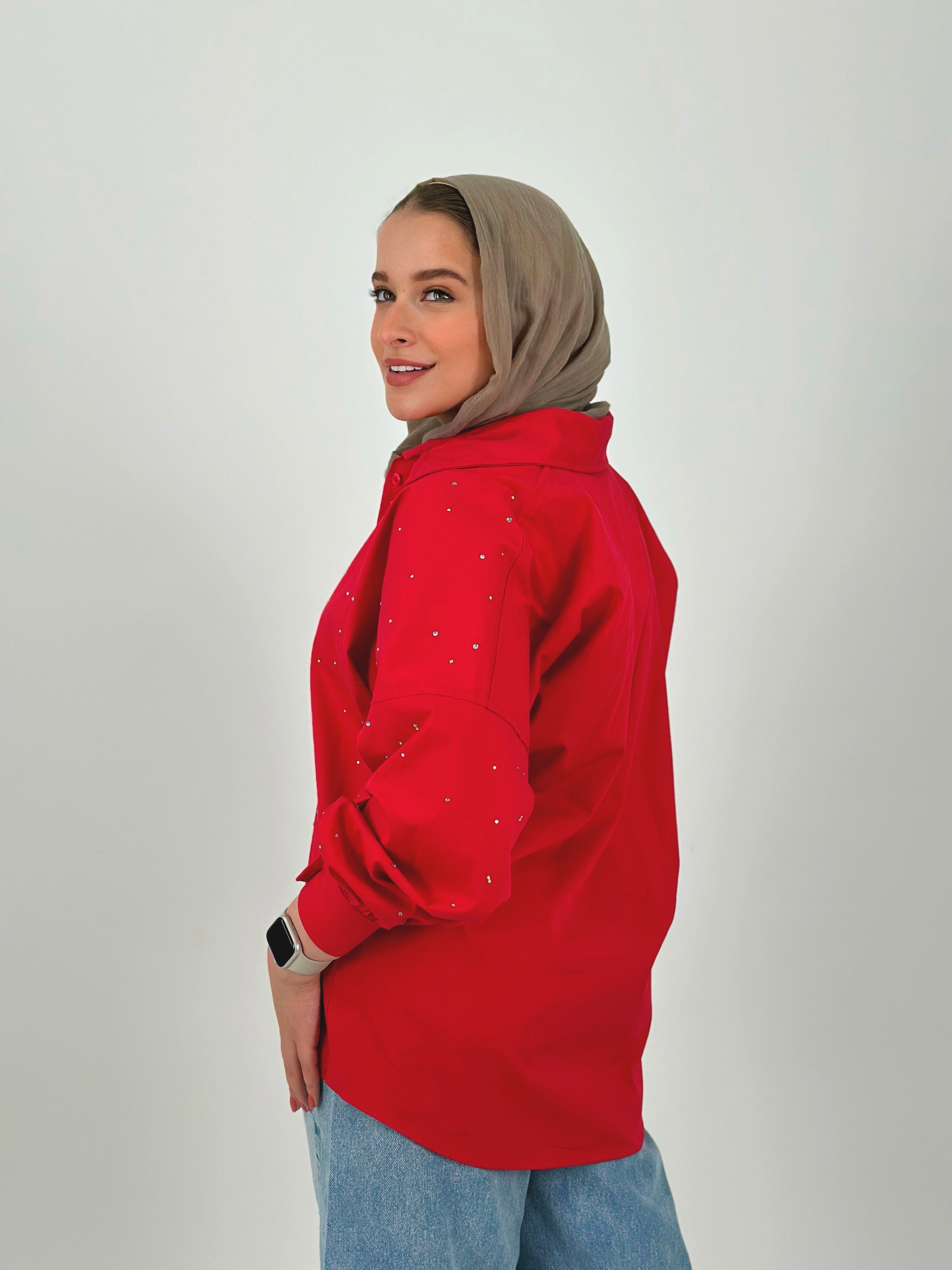 Blinging Star Shirt Cherry
