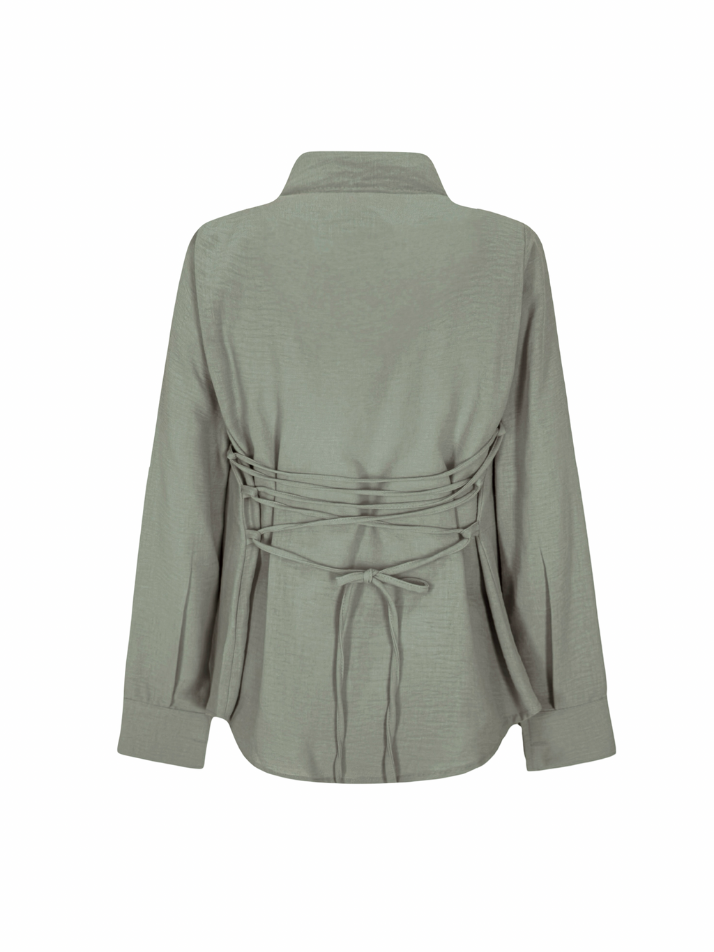 Linen Criss Cross Set Shirt