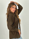 Blinging Star Shirt Olive