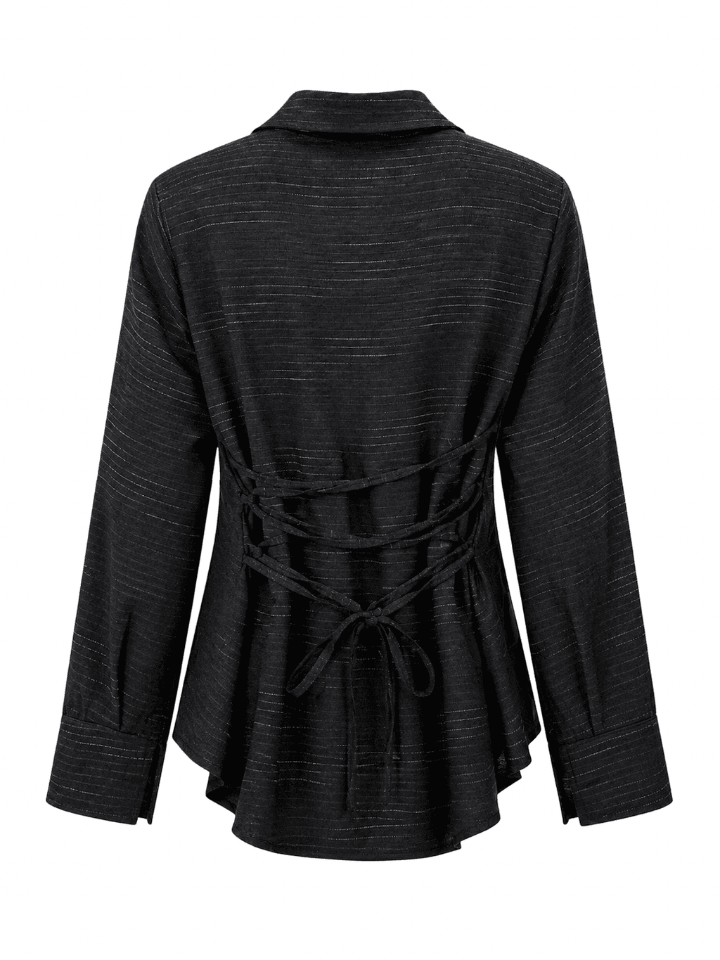 Criss cross lin Set Shirt
