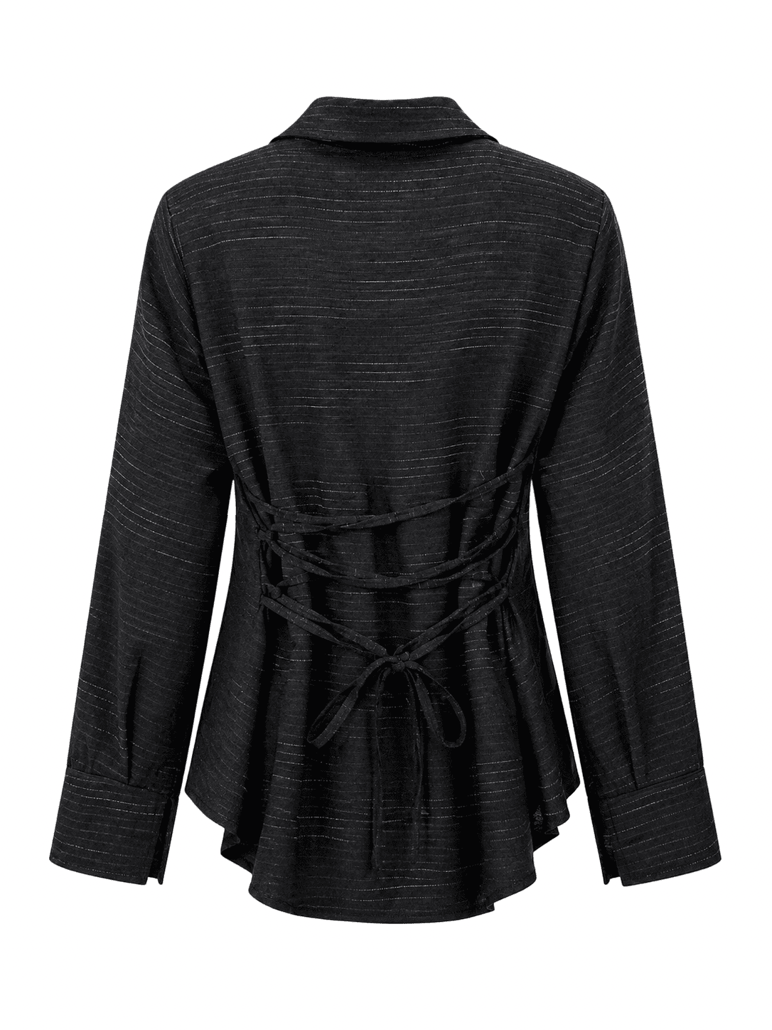 Criss cross lin Set Shirt