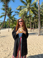 Summer knits kimono