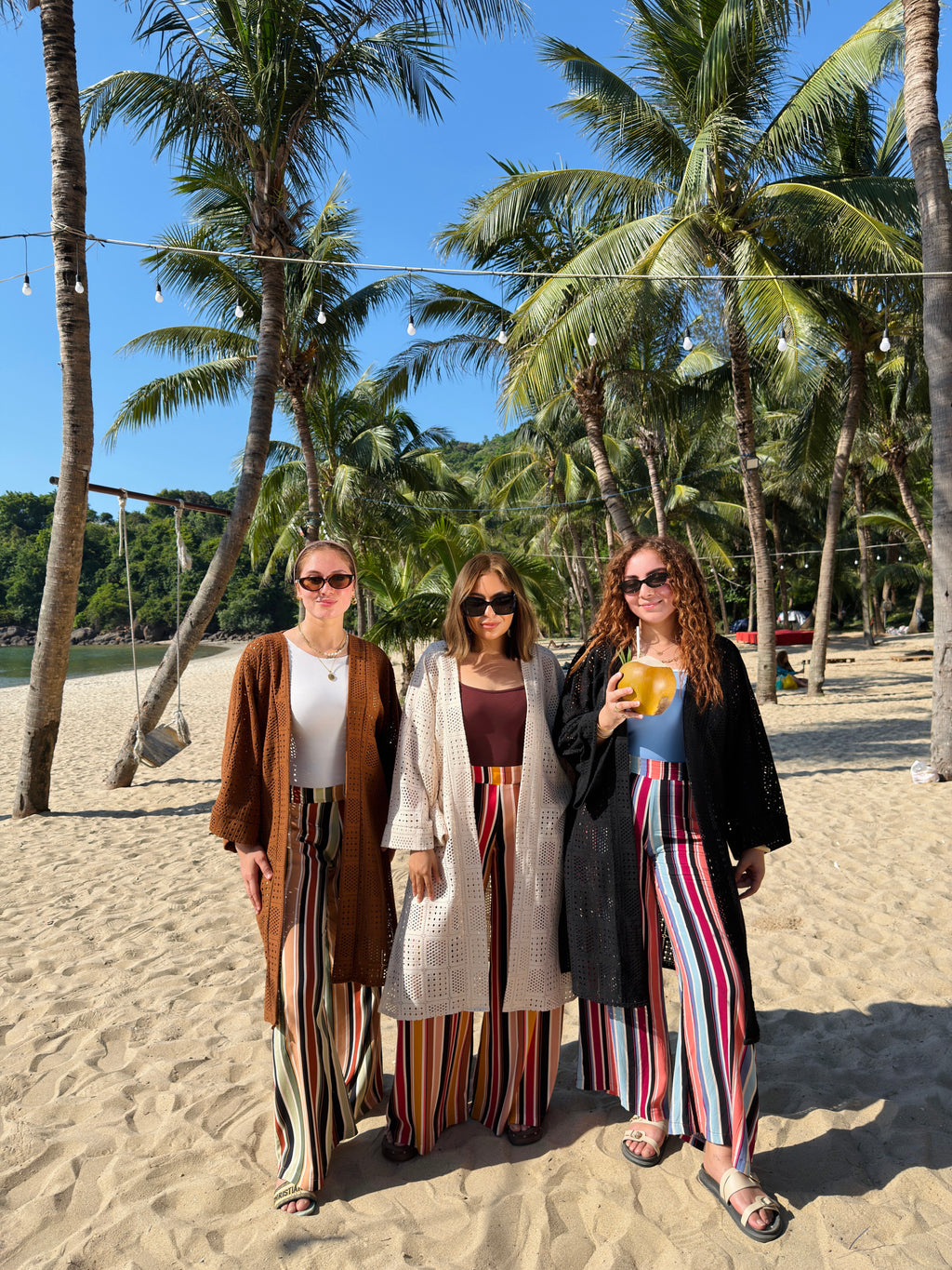 Summer knits kimono