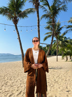 Summer knits kimono