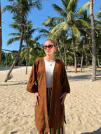 Summer knits kimono