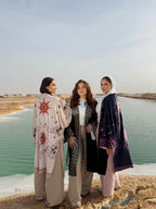 Celestial velvet kimono