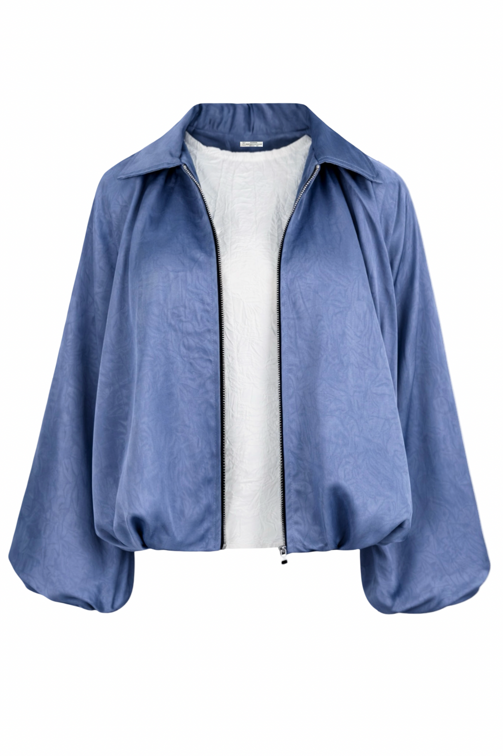 Silk Puff Set Cardigan