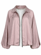 Silk Puff Set Cardigan