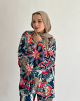 Flamingo Forest Set Kimono