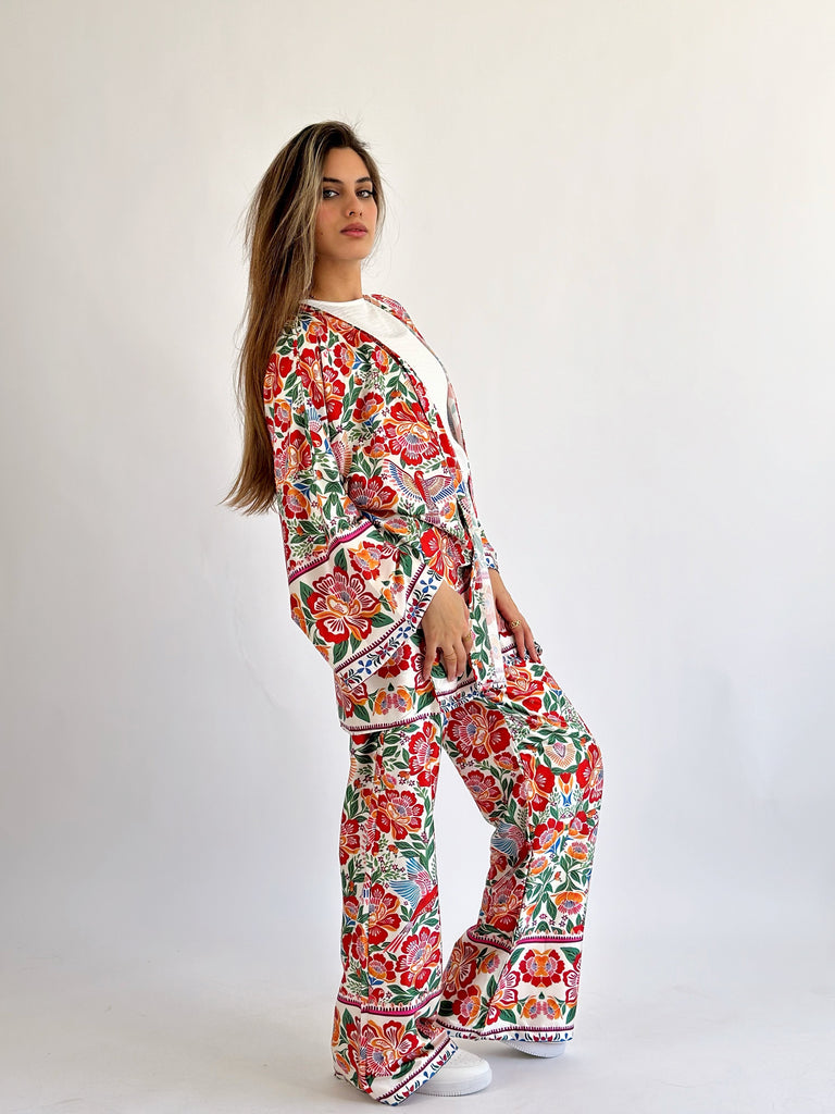 Boho Cherry Gardens Set Kimono