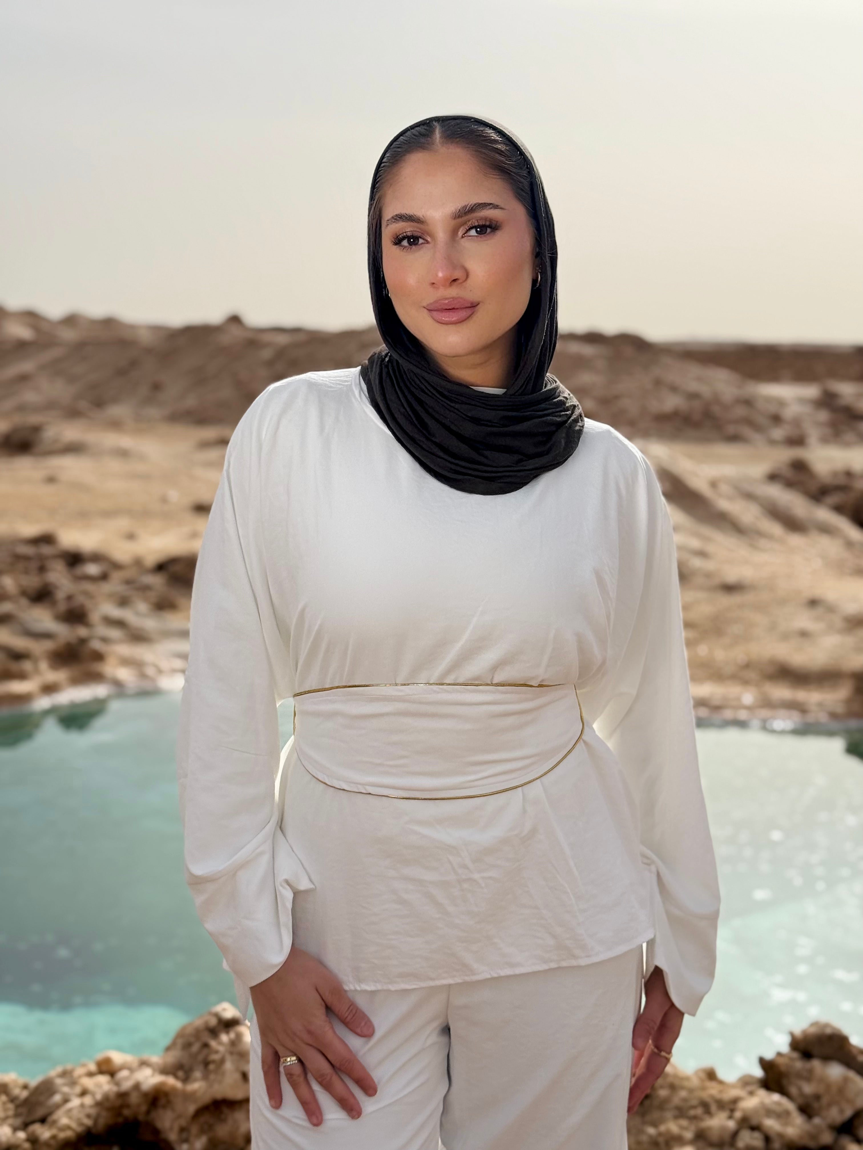 Comfy Suede Wrap Set Top