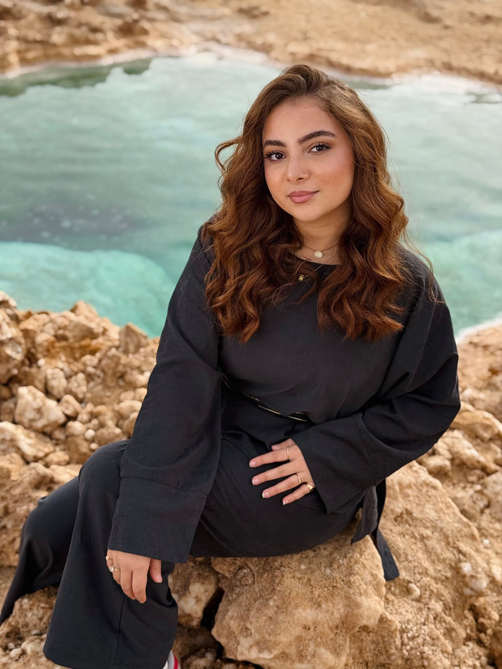 Comfy Suede Wrap Set Top