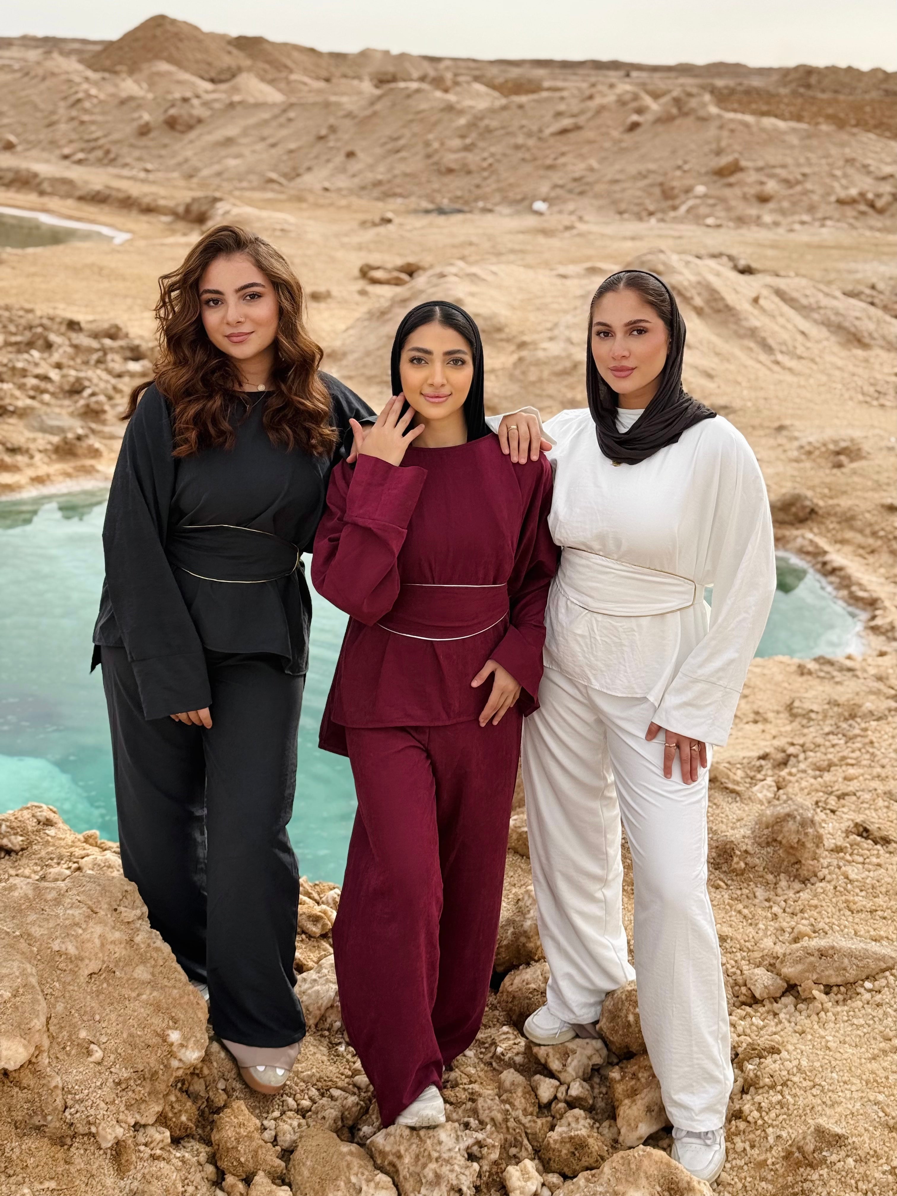 Comfy Suede Wrap Set Top