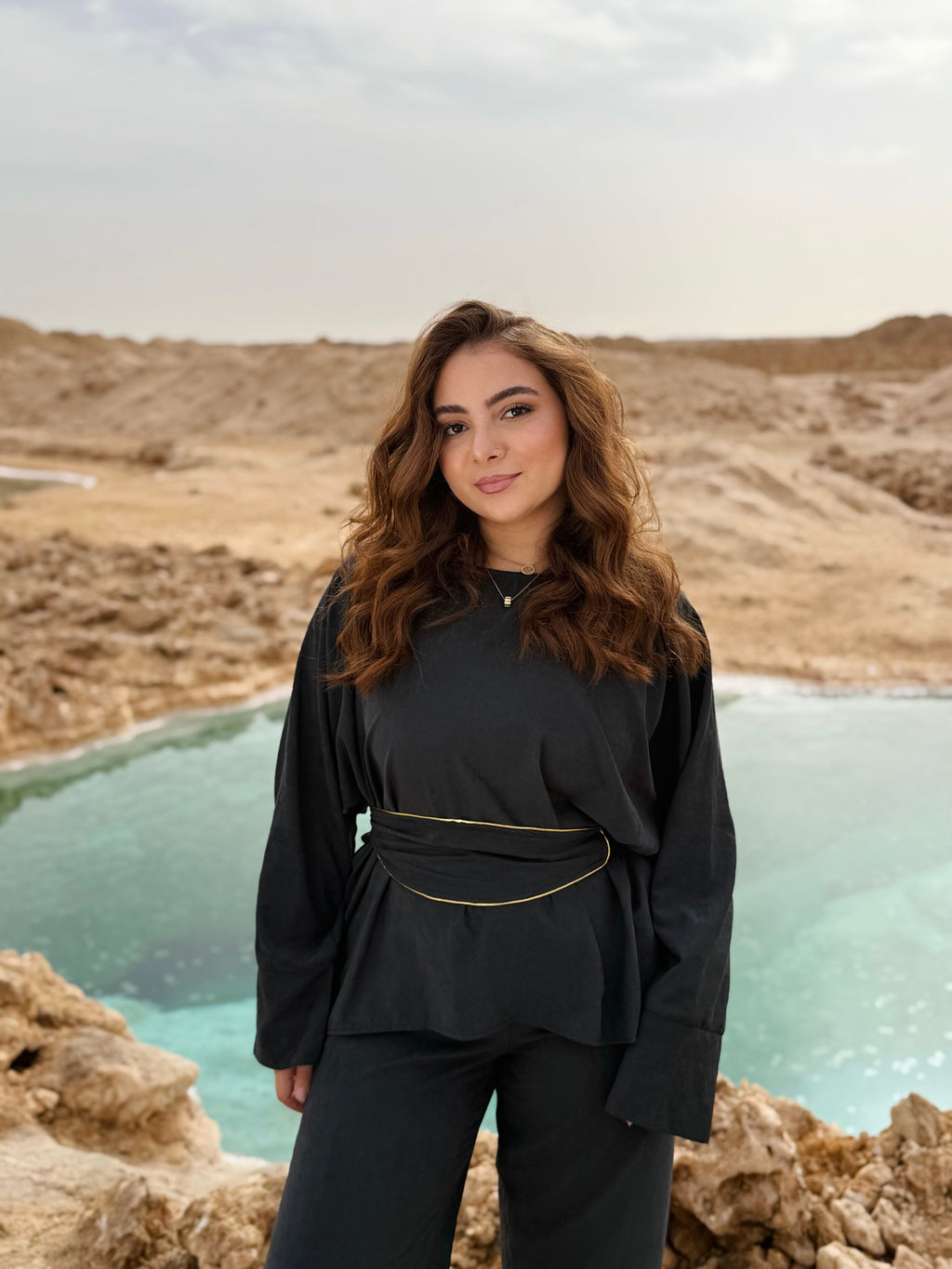 Comfy Suede Wrap Set Top