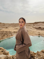 Comfy Suede Wrap Set Top