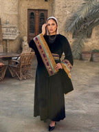 Arabian Nights velvet kaftan