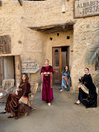 Arabian Nights velvet kaftan