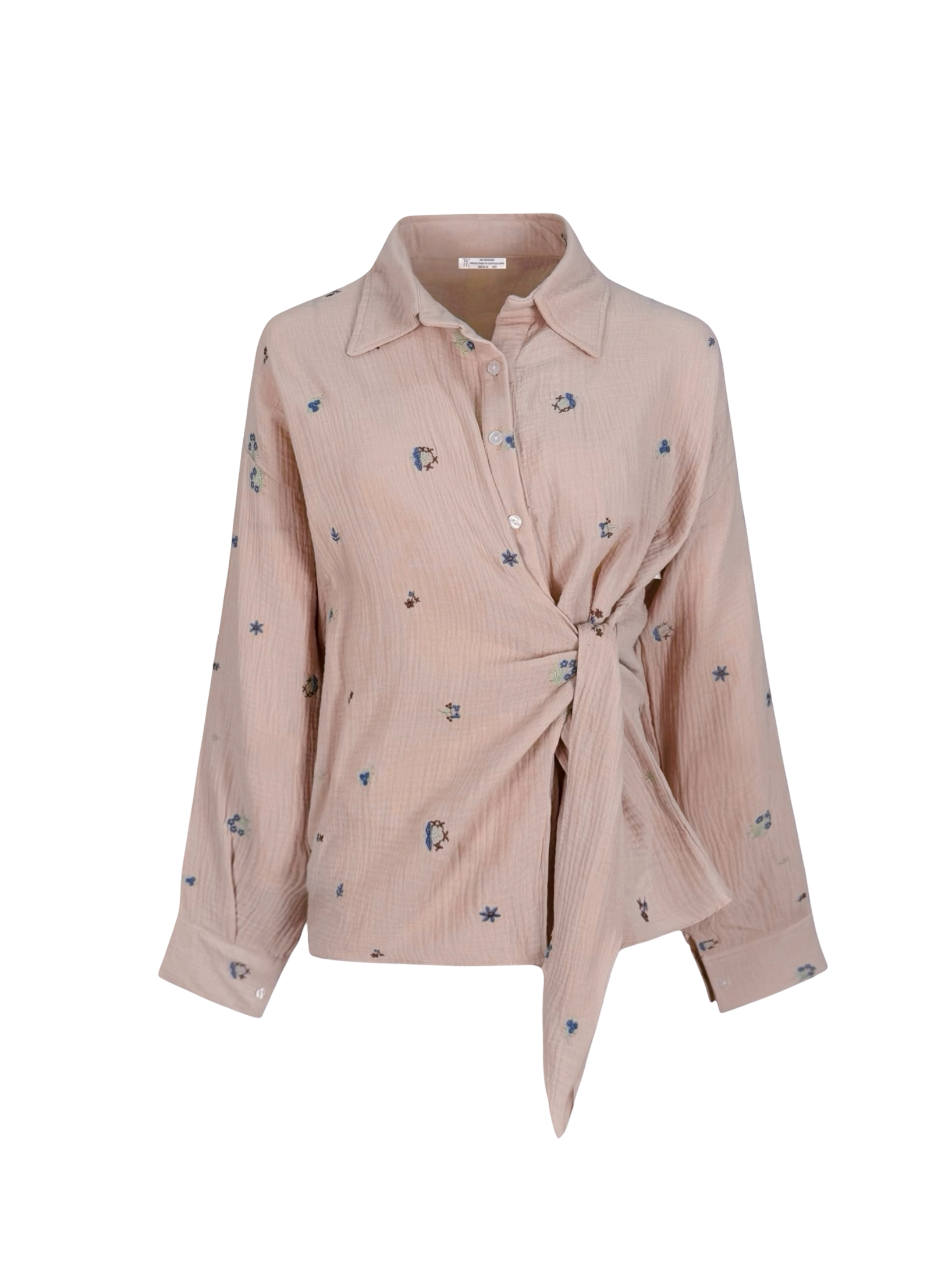 Embroidered Floral Shirt