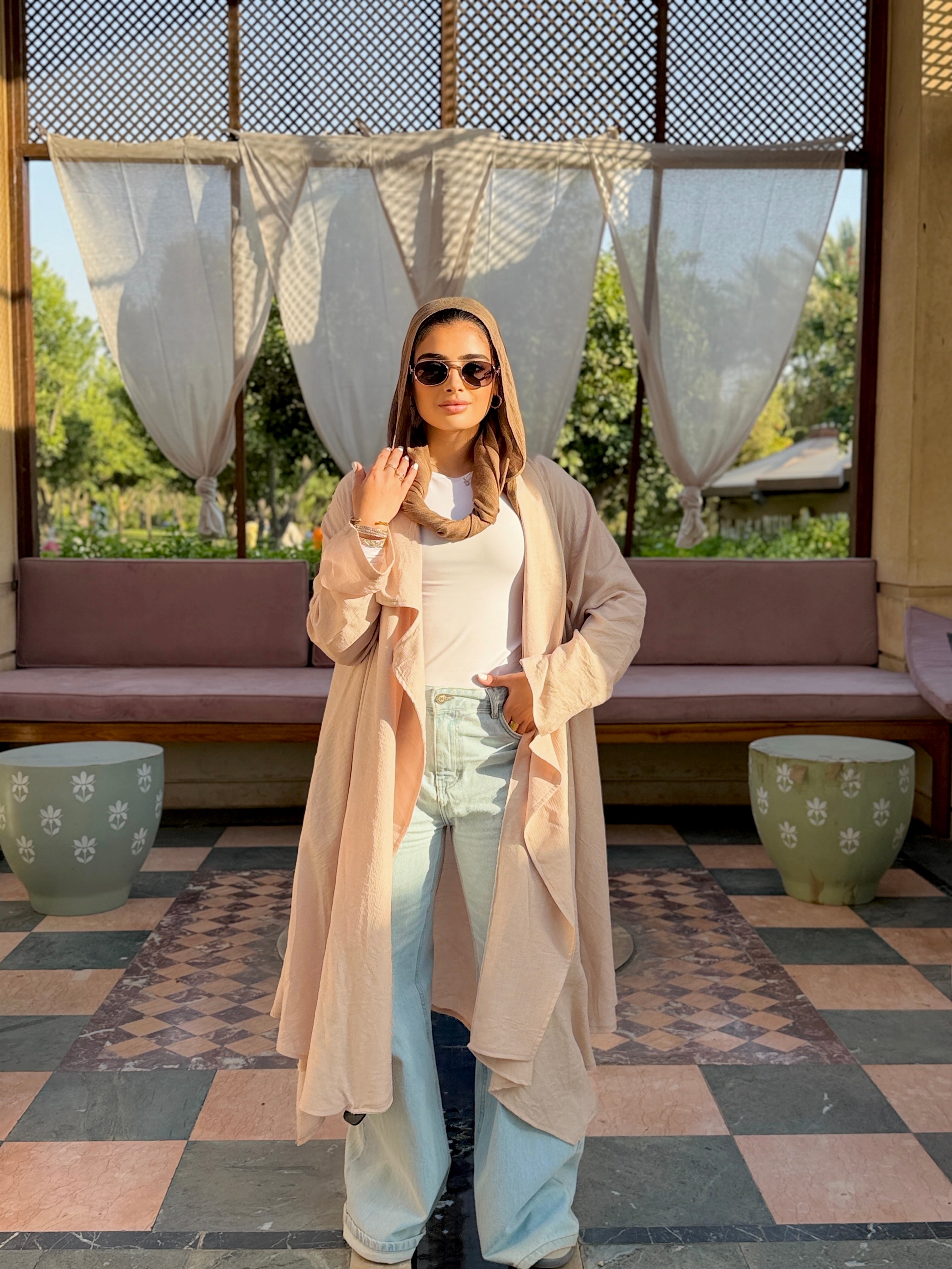 The lin Waterfall Cardigan