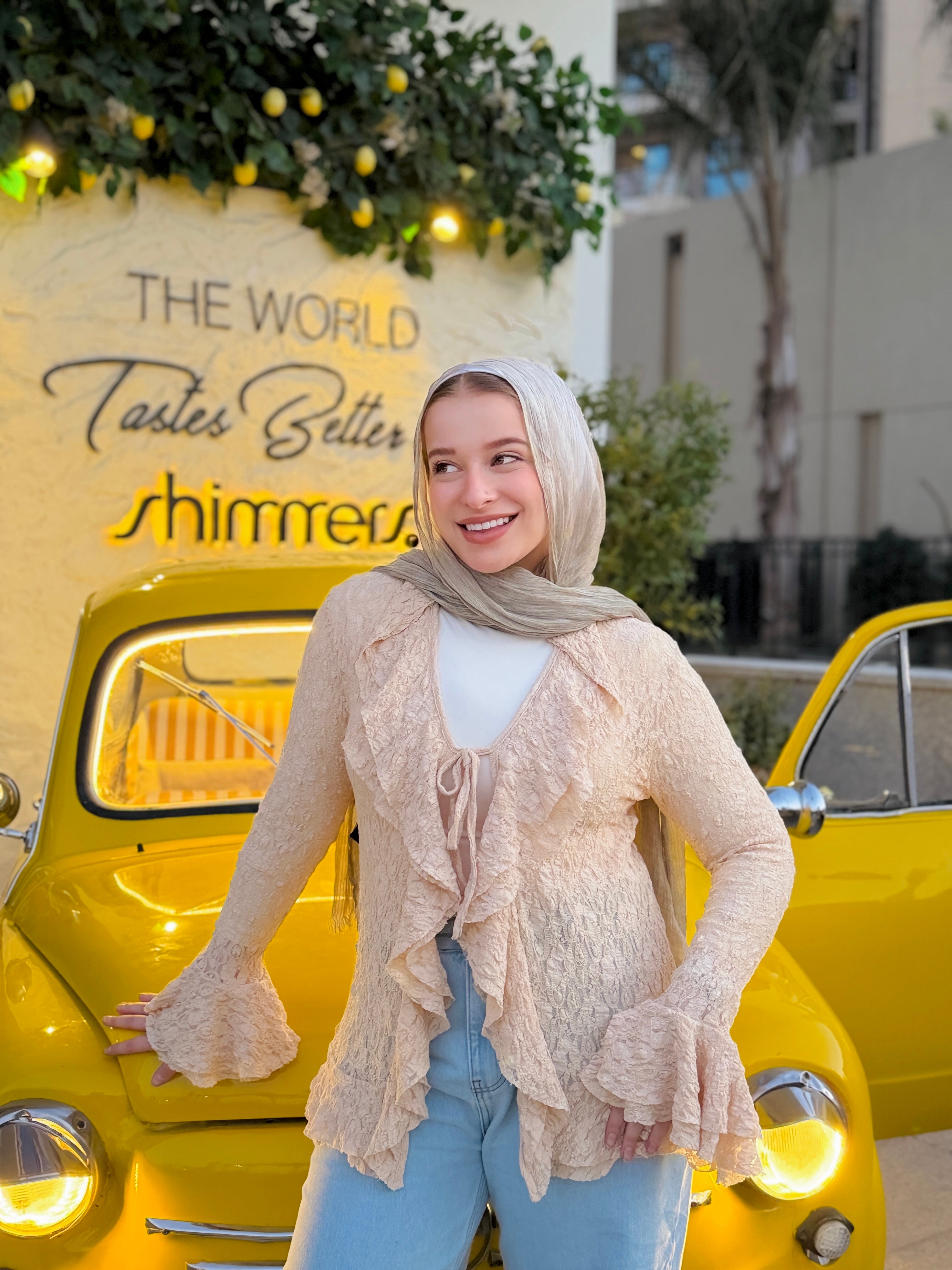 The lace Ruff Cardigan