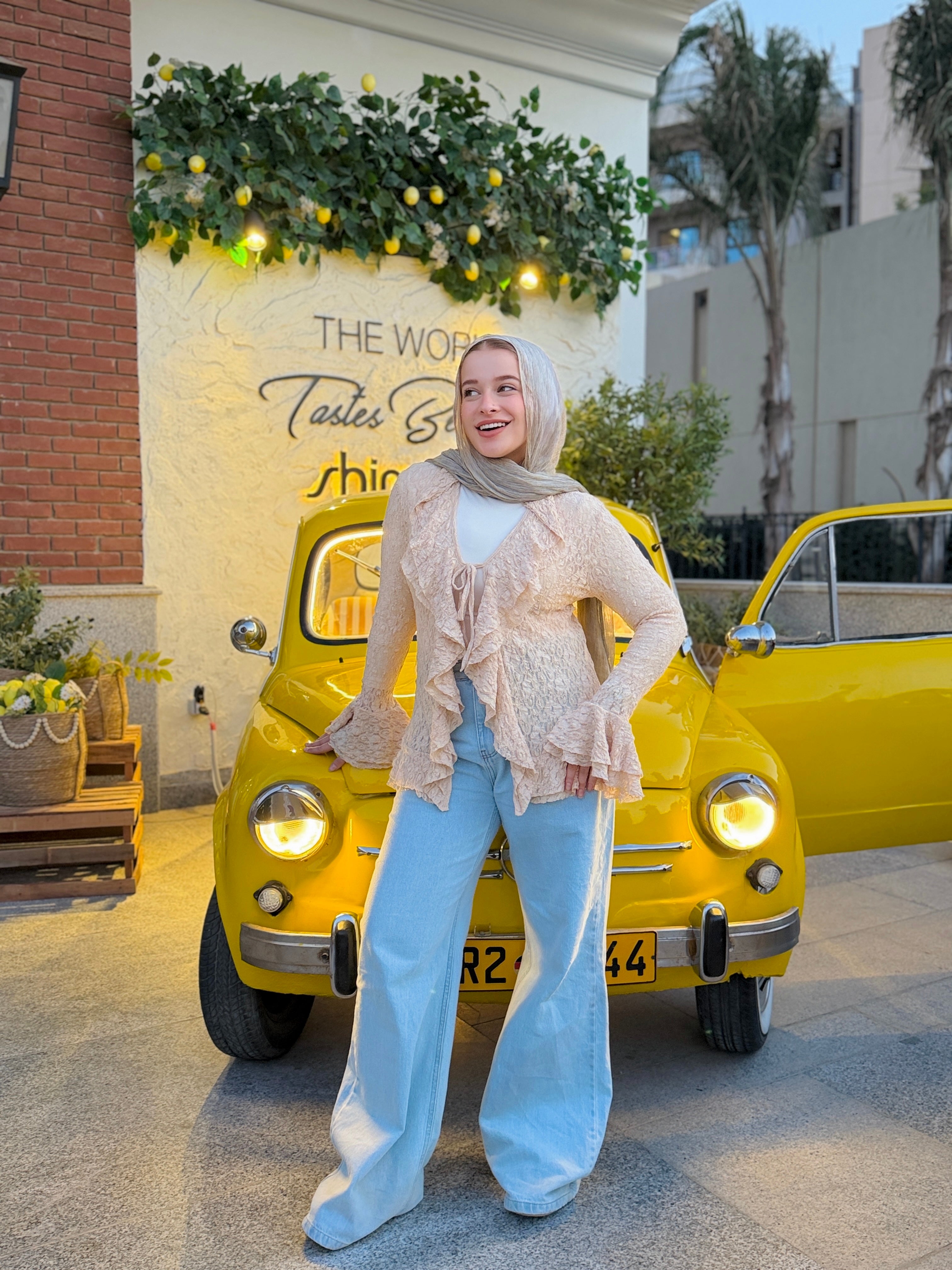 The lace Ruff Cardigan