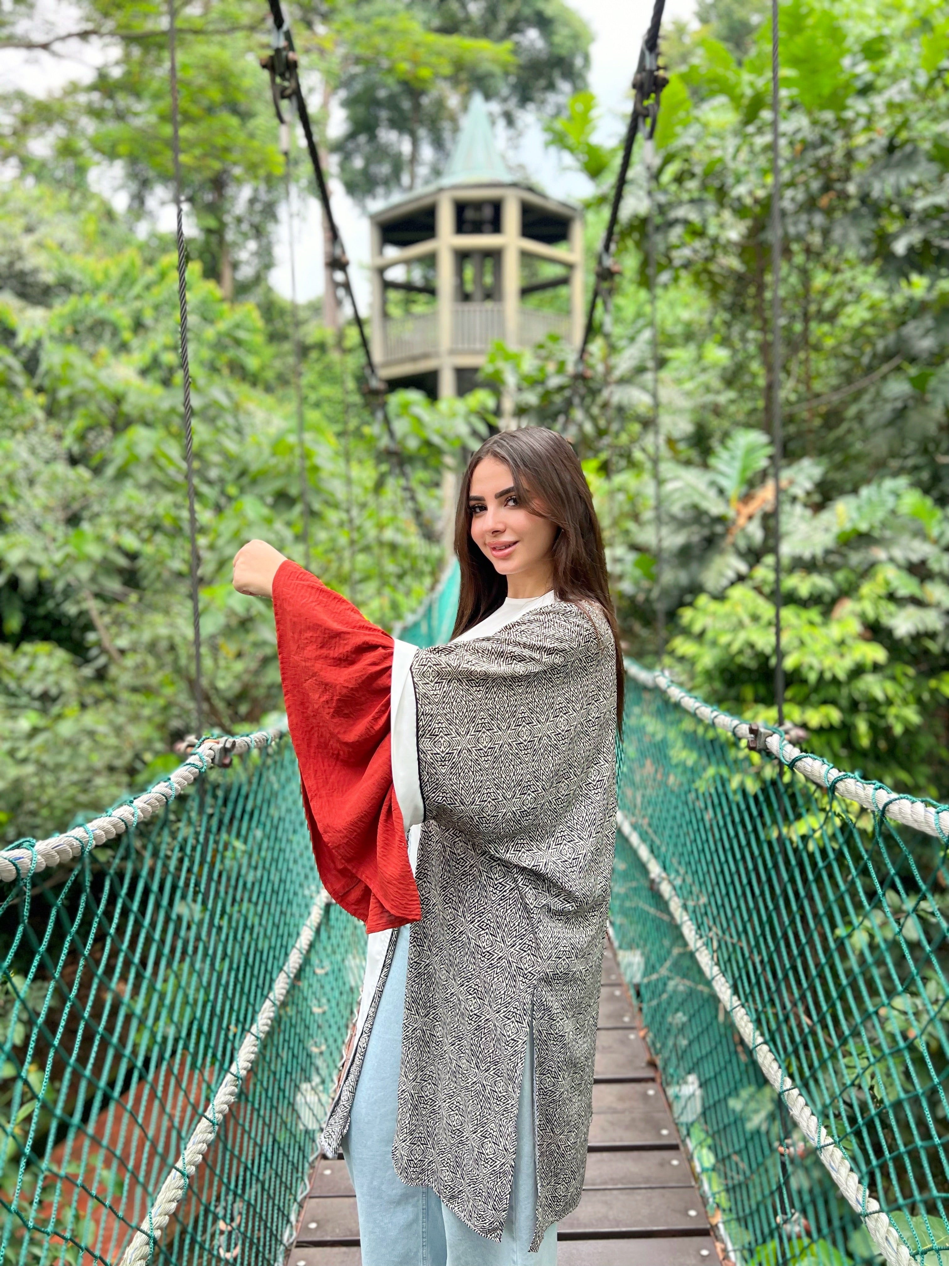 Urban Ruffles Kimono