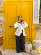 The lace Ruff Cardigan