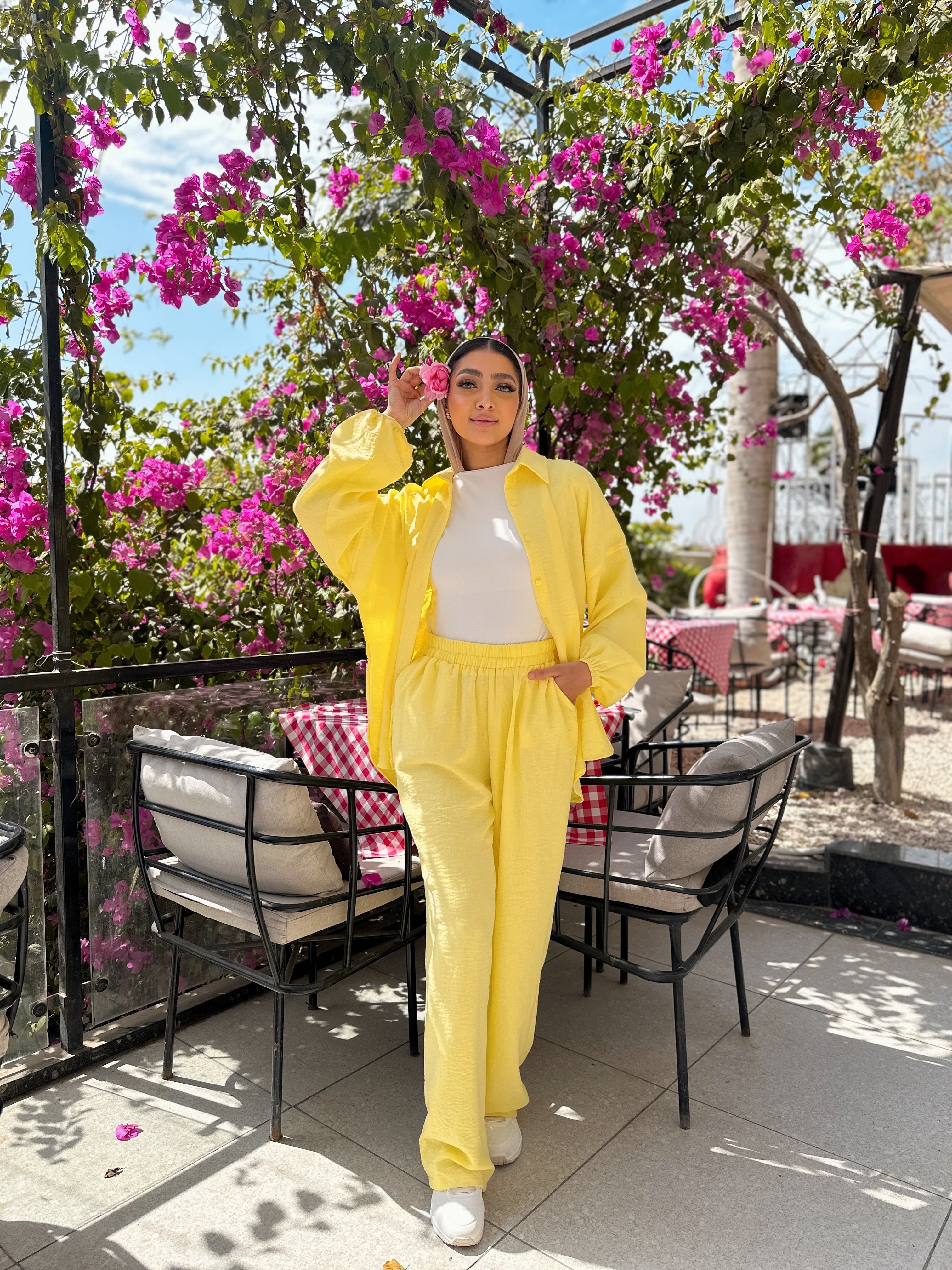Oversized Linen Set Pants