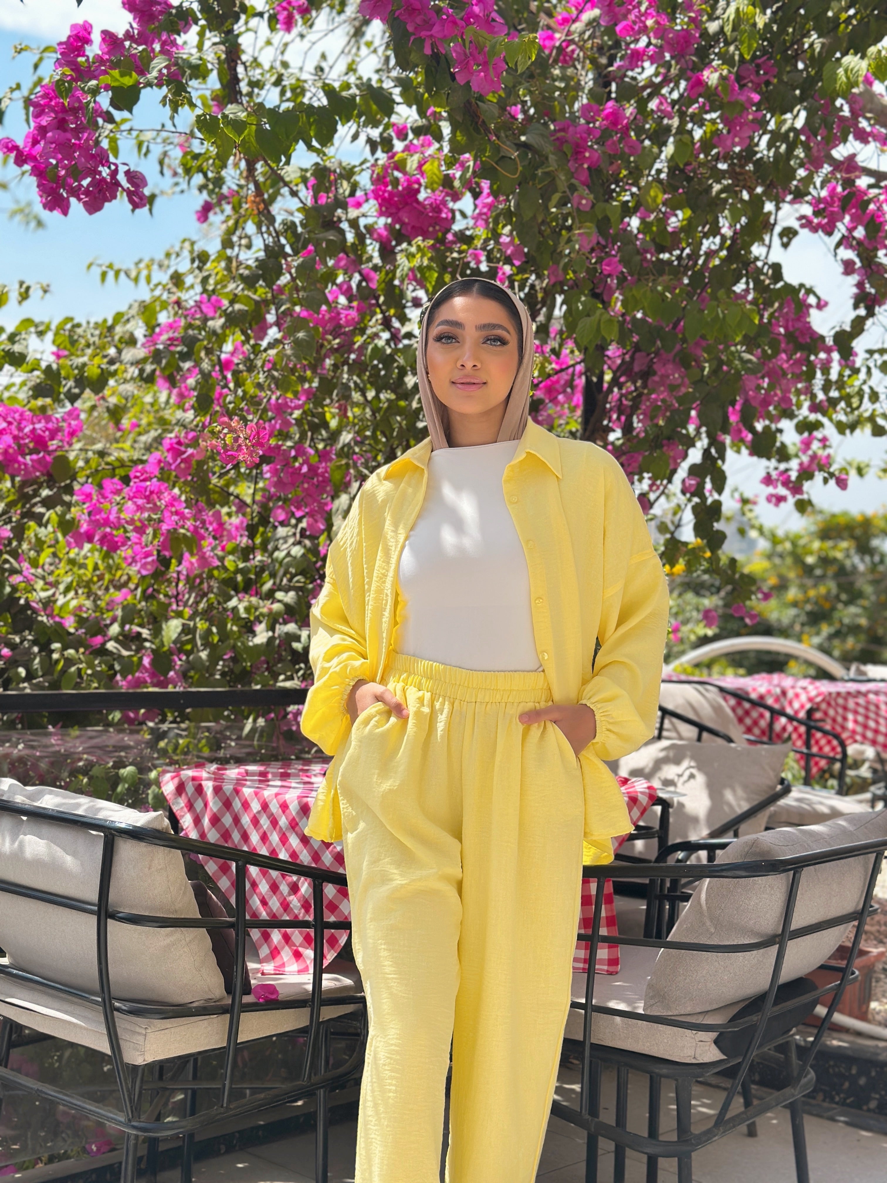 Oversized Linen Set Pants