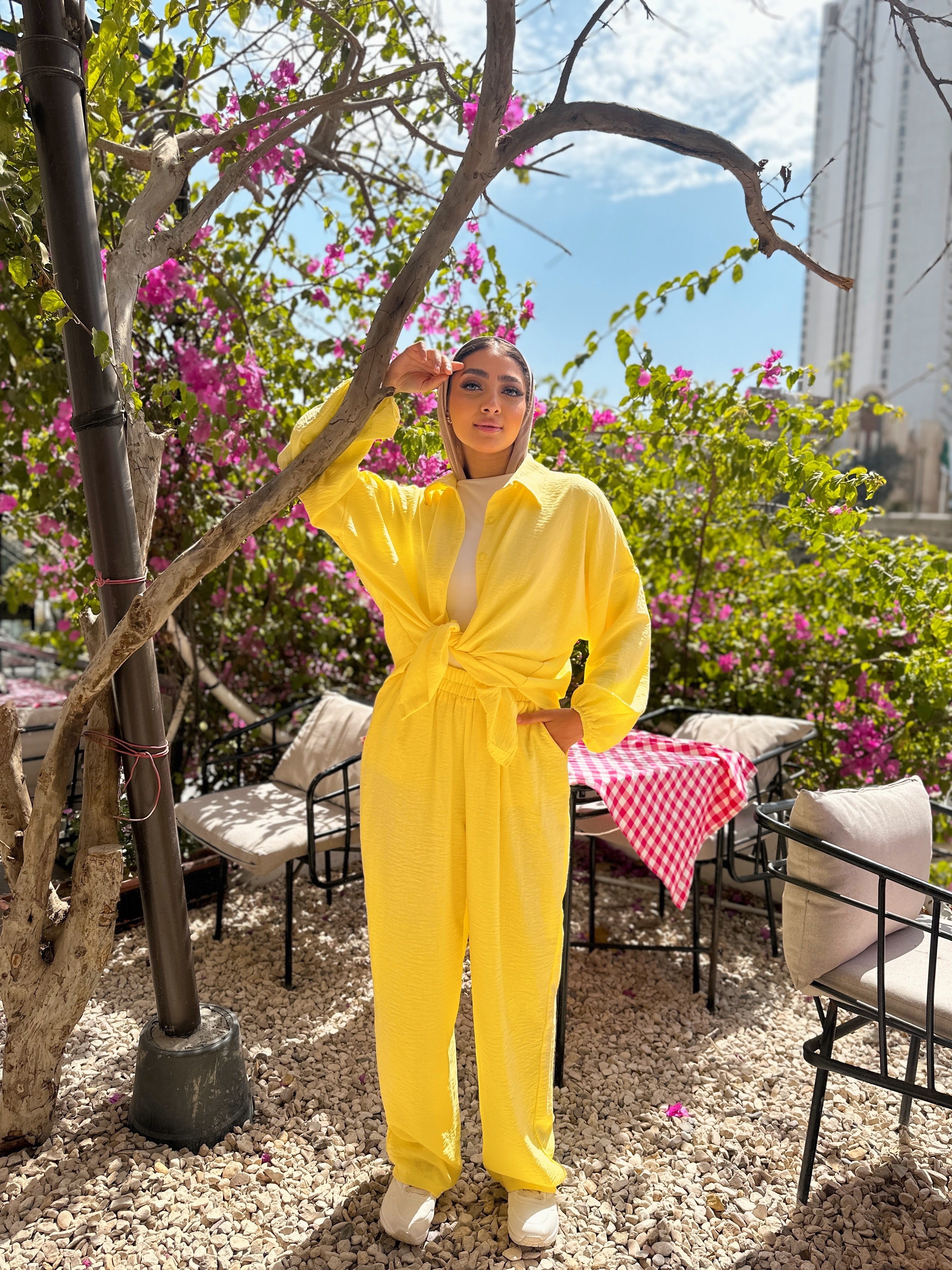 Oversized Linen Set Pants