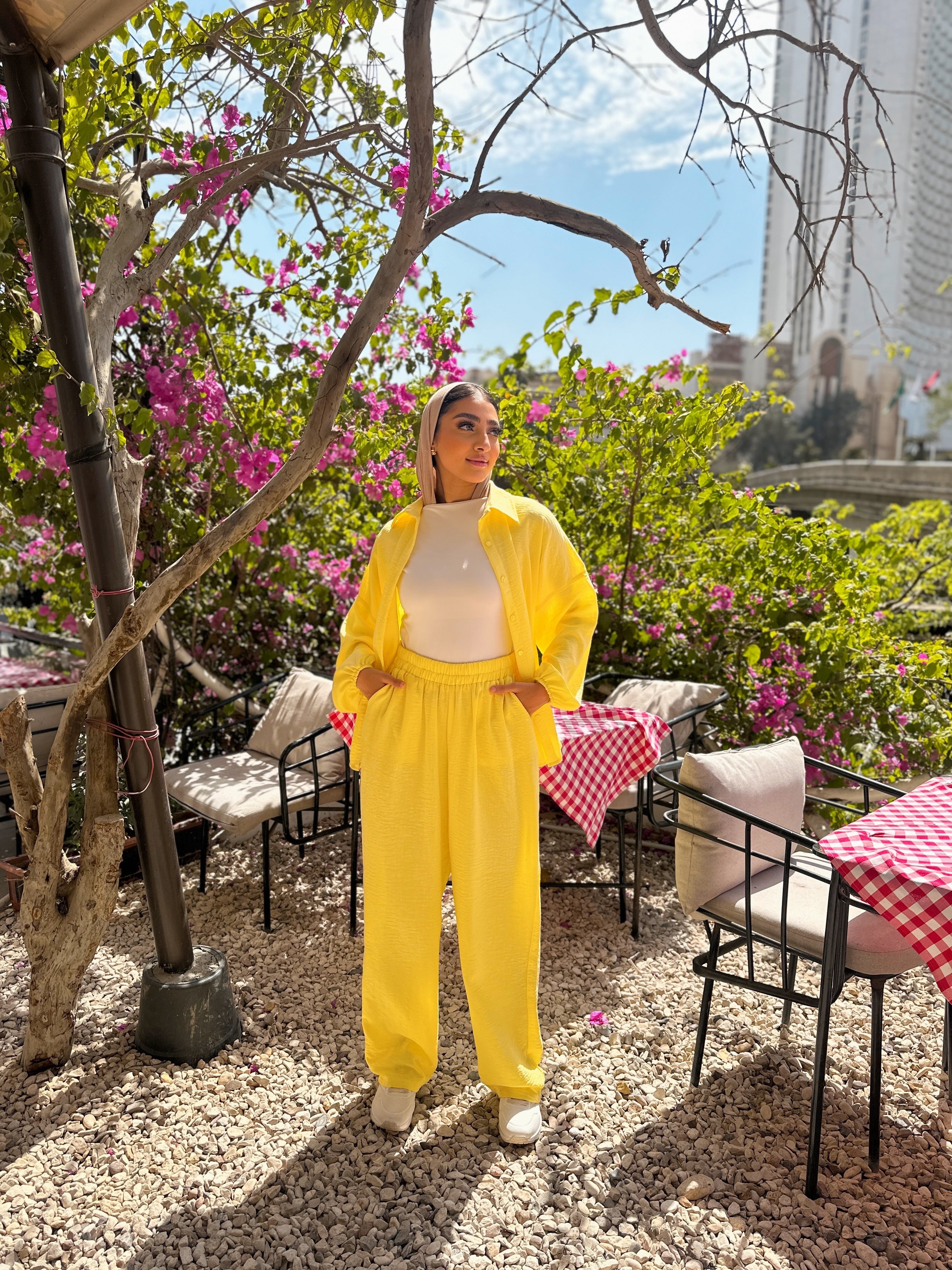 Oversized Linen Set Pants