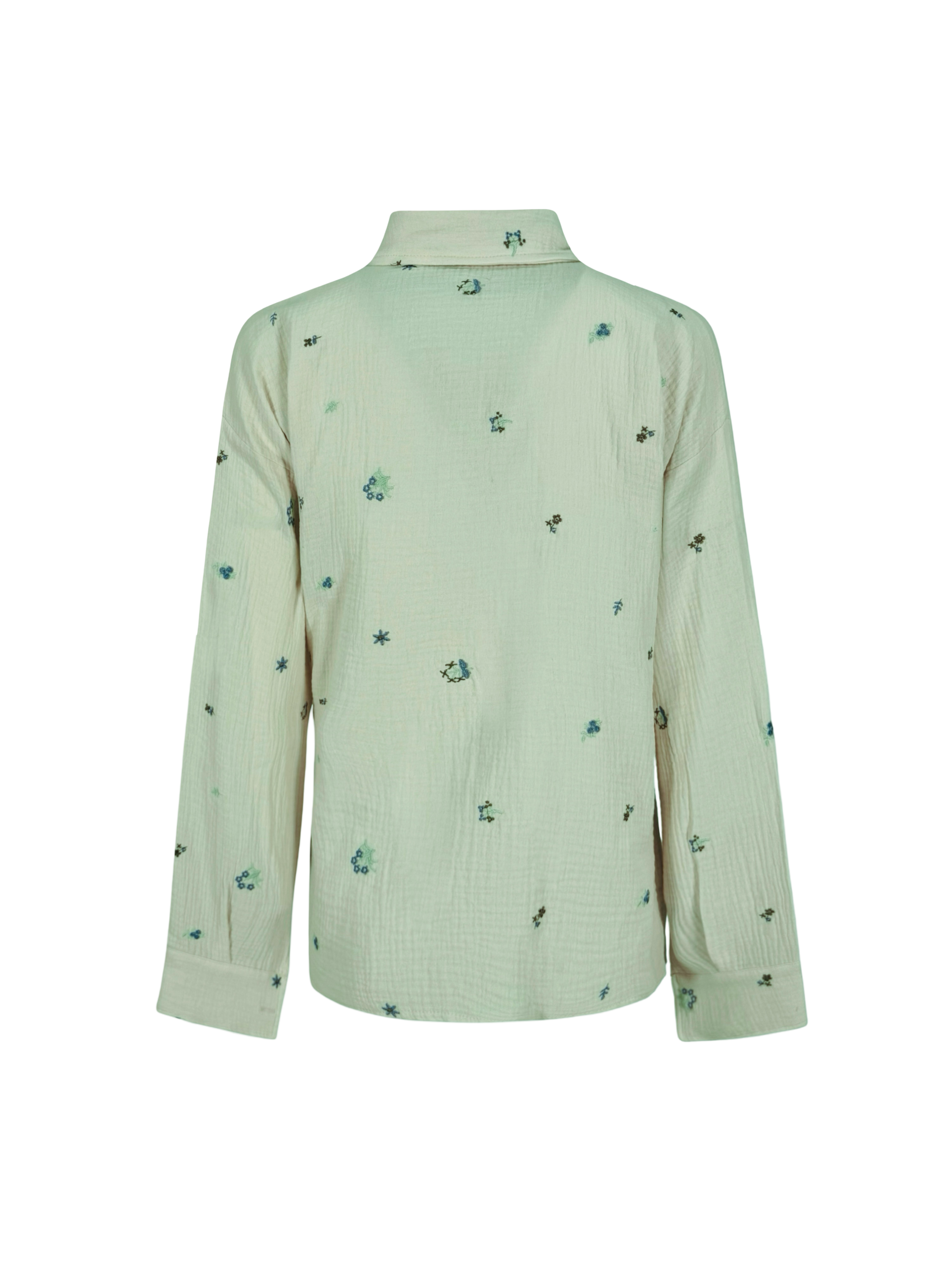 Embroidered Floral Shirt
