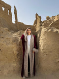 Sahara Burgundy Kaftan