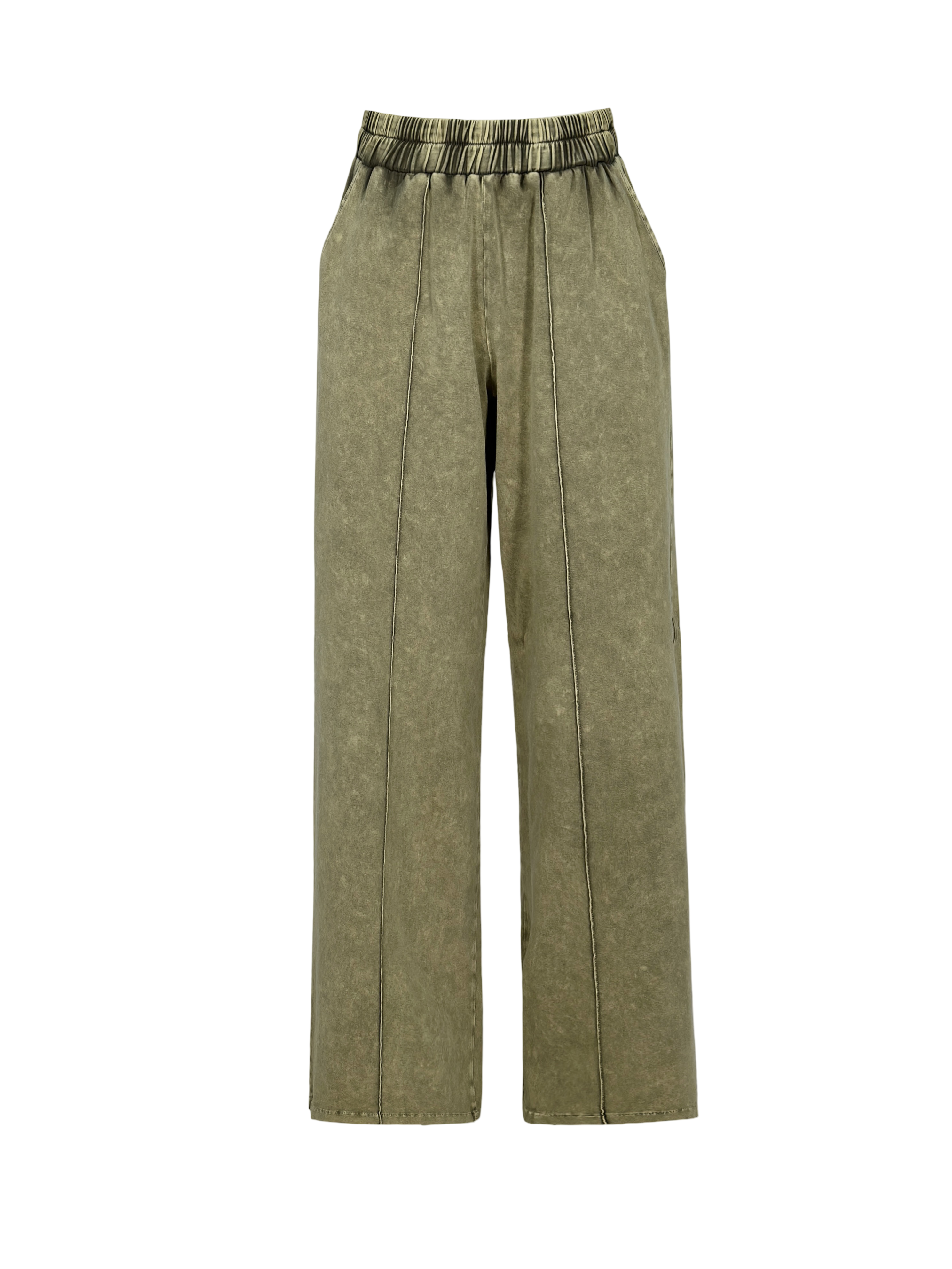 Acid Washed Set Pants