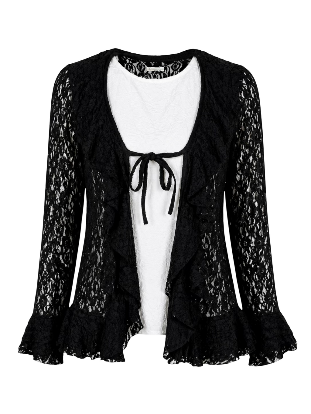 The lace Ruff Cardigan