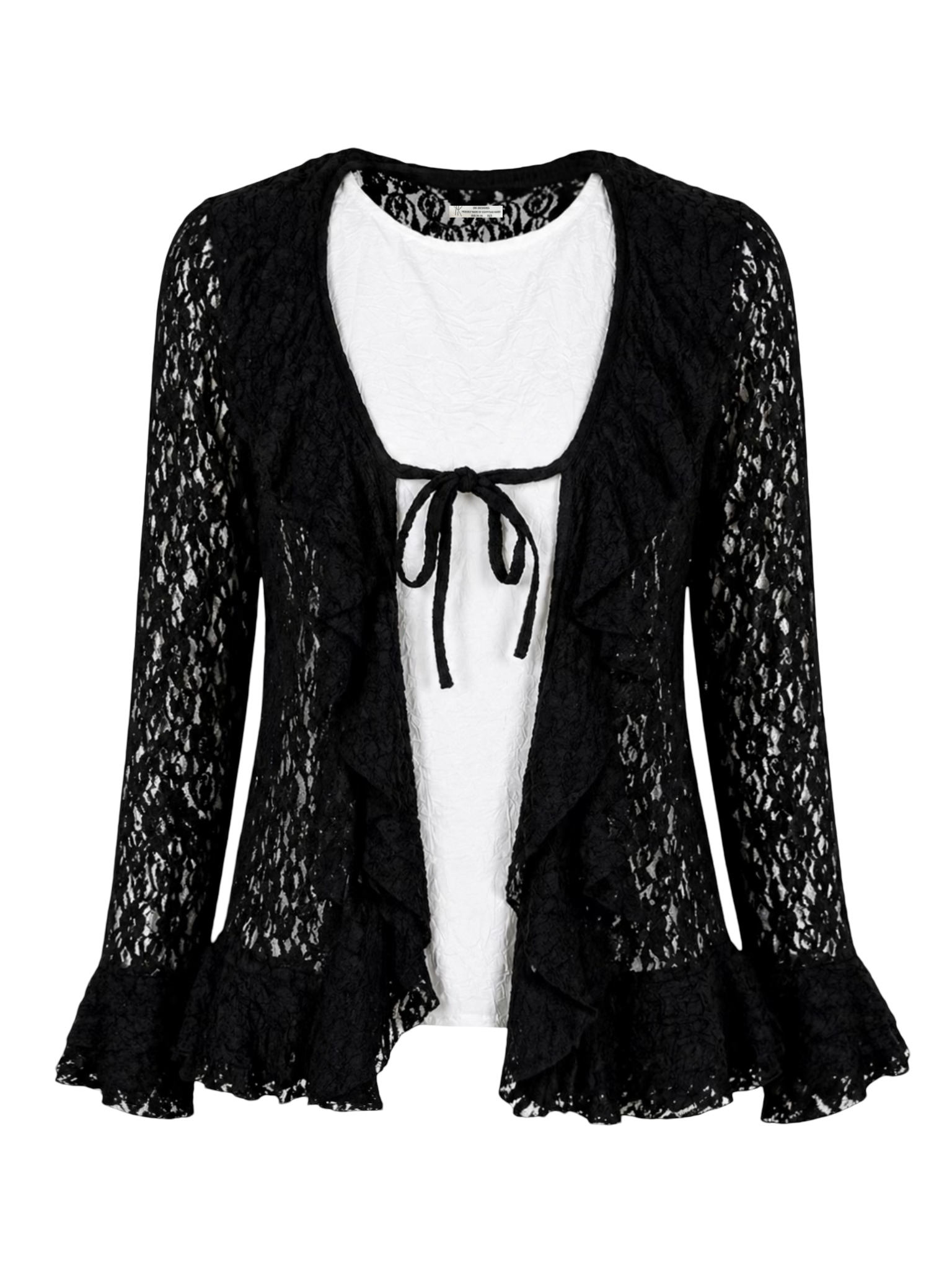 The lace Ruff Cardigan