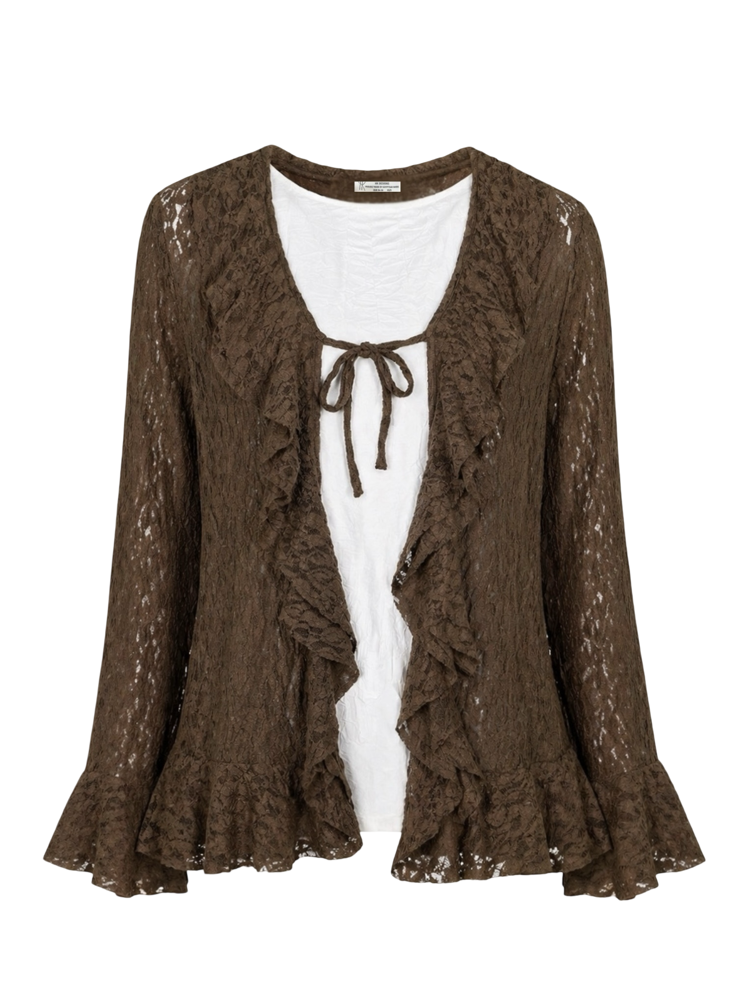 The lace Ruff Cardigan